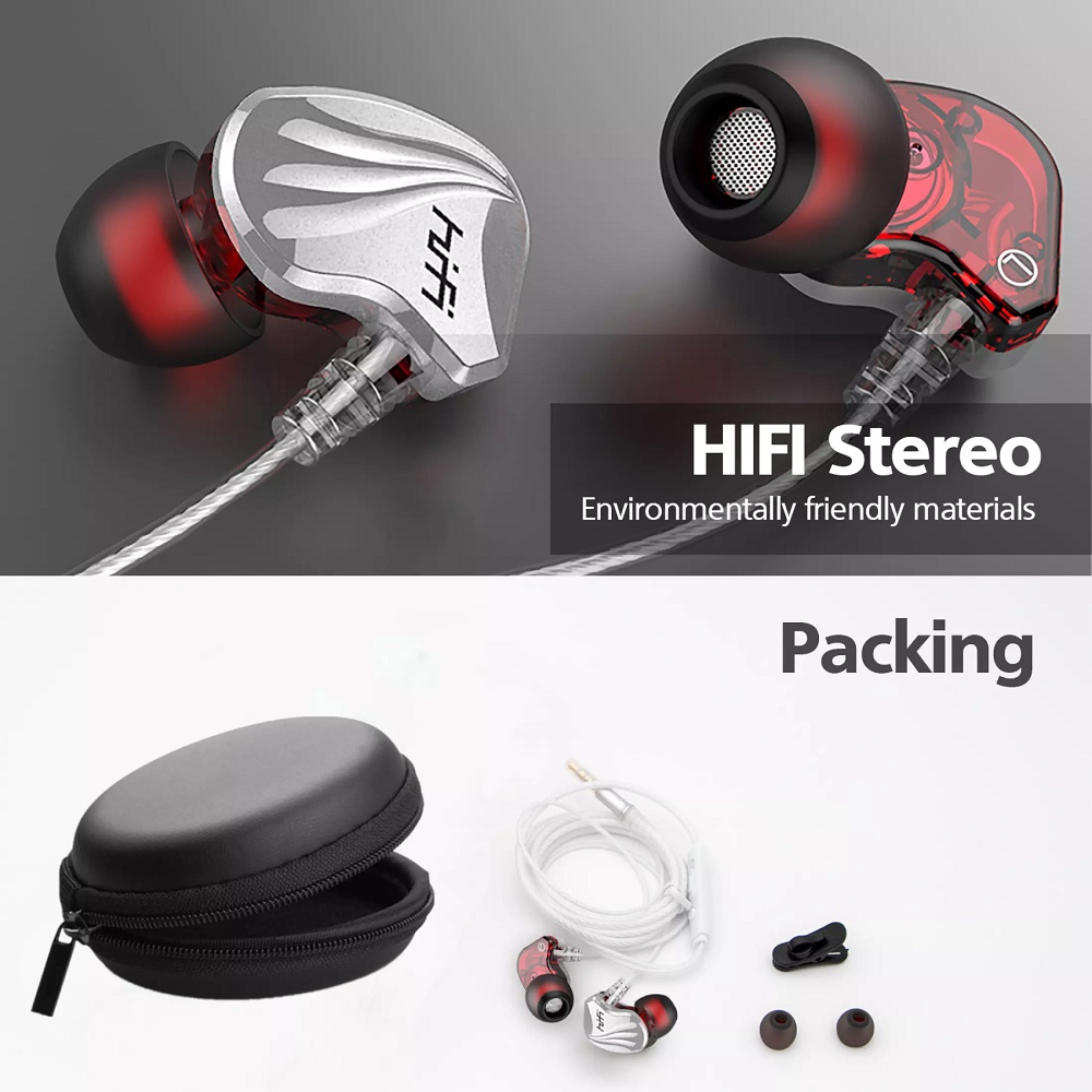 Headset Gaming Sport Music 6D Surround Stereo Bass Hifi dengan Mic Tahan air dan keringat cocok untuk olahraga Plus Tempat Earphone