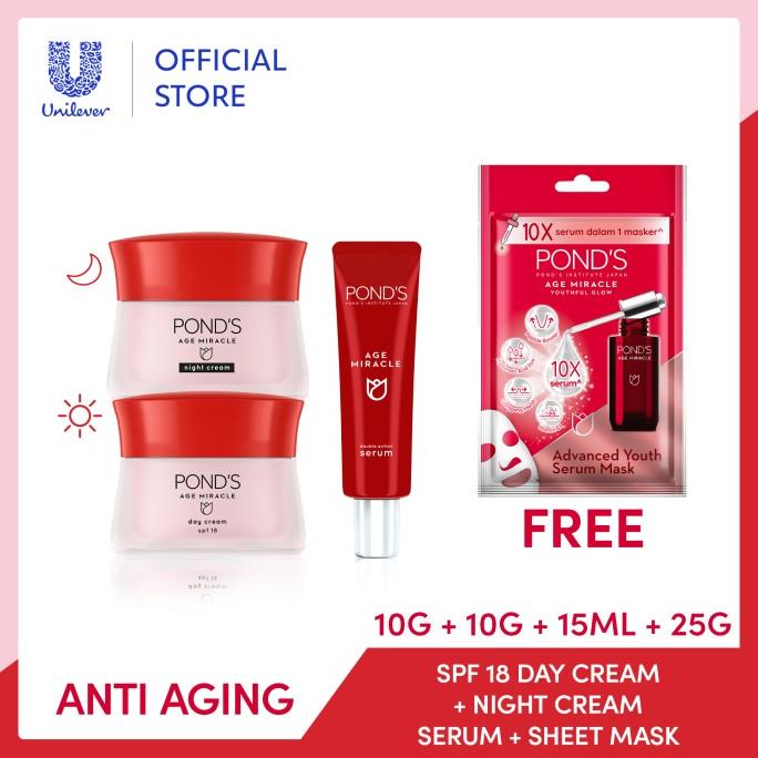 [COD] PONDS Age Miracle - Trial Pack Bundle PRODUK TERBATAS Kode 969