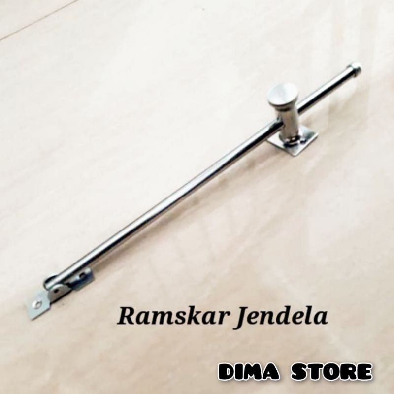 READY STOK TERMURAH Lamskar / Ramskar Putar Hak Angin Jendela Bahan Alumunium Dan Besi