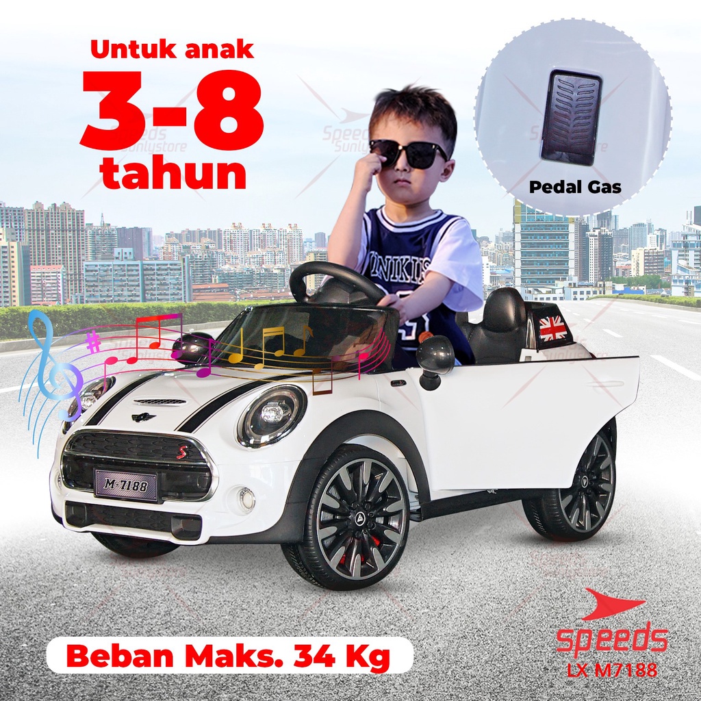 promo Mobil Aki Anak Mainan Anak Mobil Mobilan Mainan Anak Model Mini Cooper Mainan Anak Remote