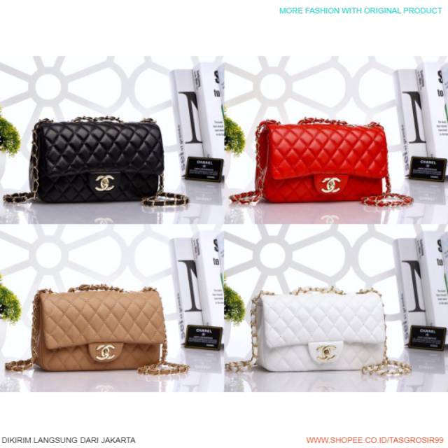 GROSIR 99 JAKARTA - TAS IMPORT BRANDED CH. MAXY CLASSIC FREE PAPERBAG LAMBS SUPER QUALITY SGT13D