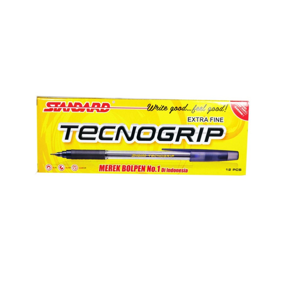 

Standard Pen - Tecnogrip 12 pcs ( Pulpen, Pena, Ballpoint )