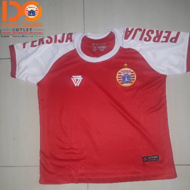 Jersey Training Kids Persija Original Include Nameset