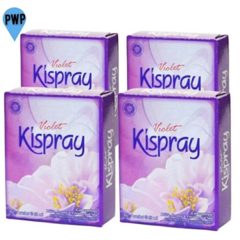 Kispray Violet Refill Box 24Ml Isi 4Pc Per Dus Paket 4 Box