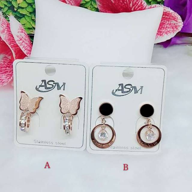 Anting-anting Titanium A-B