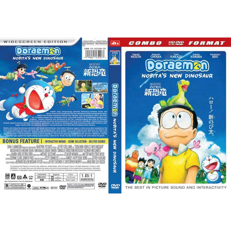 Kaset Film  Kartun Doraemon Nobita New Dinosaurus