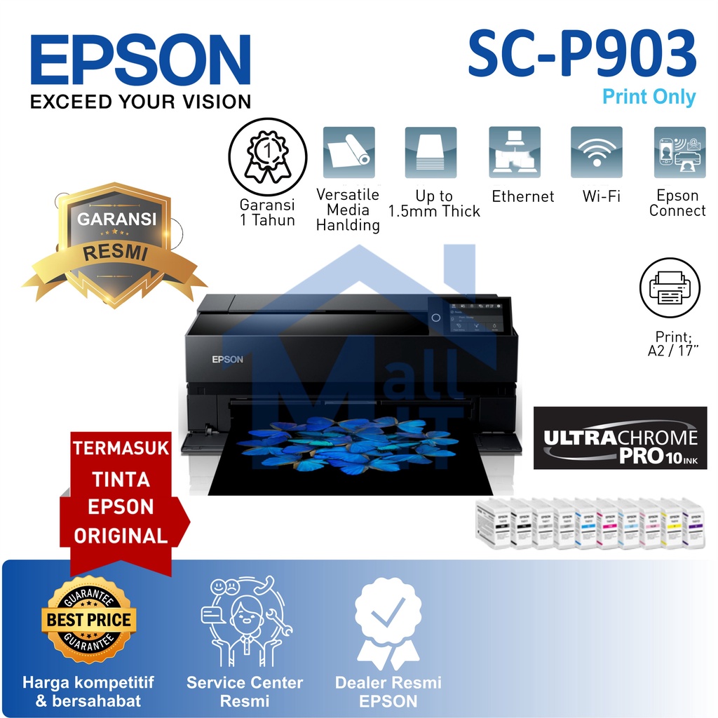 Printer Foto Epson SC-P903 SCP903 P903 A2 17 Inci peganti SC-P807