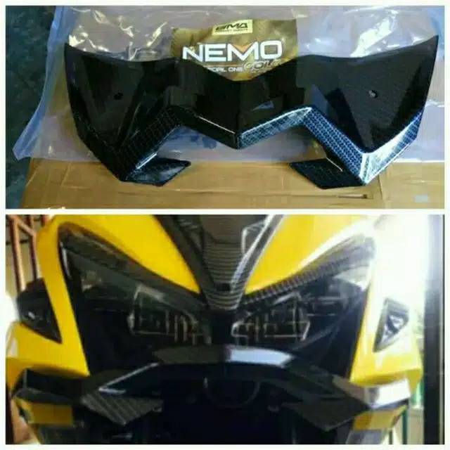 WINGLET AEROX KARBON NEMO / SIRIP BAWAH LAMPU AEROX