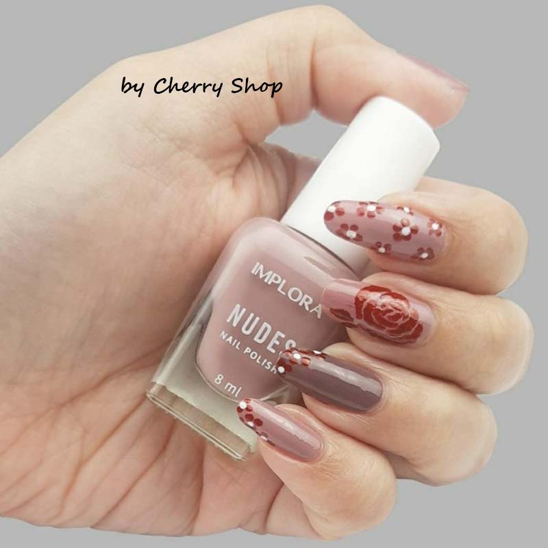 [BISA PILIH WARNA] [PER PCS] [BPOM] IMPLORA Nail Polish | IMPLORA Kutek | Red Clear Nudes Wonder | Kutek Bening | Merah | Nude | Hijau | Ungu | Putih | Pink