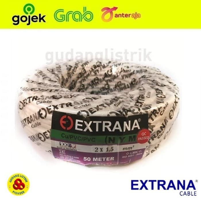 KABEL NYM 2X1.5MM 50 METER EXTRANA