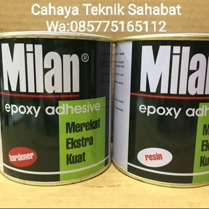 lem epoxy MILAN(resin+hardener) kemasan 700 gram