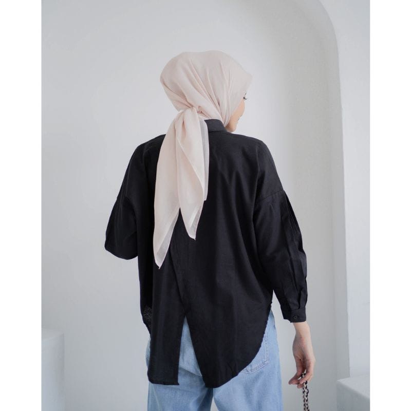 Kemeja Wanita Oversize / Nelka Linen Shirt