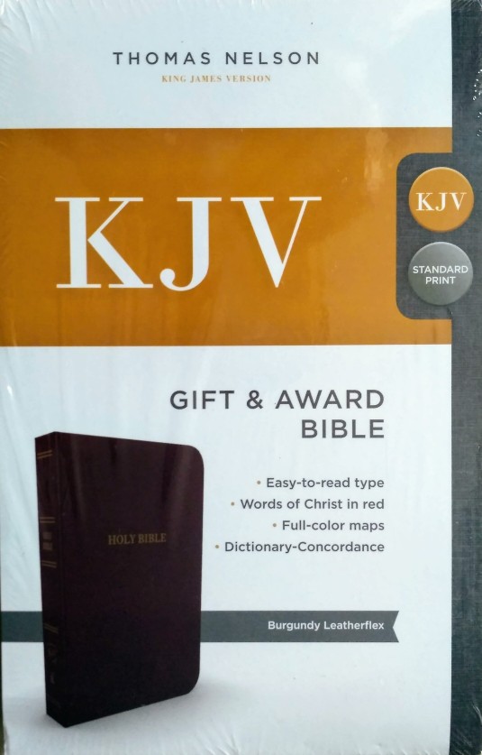 KJV Gift & Award Bible (flexcover) (Burgundy)