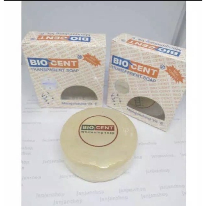 Sabun Cuci Muka Biocent vitamin E / Transparant Soap