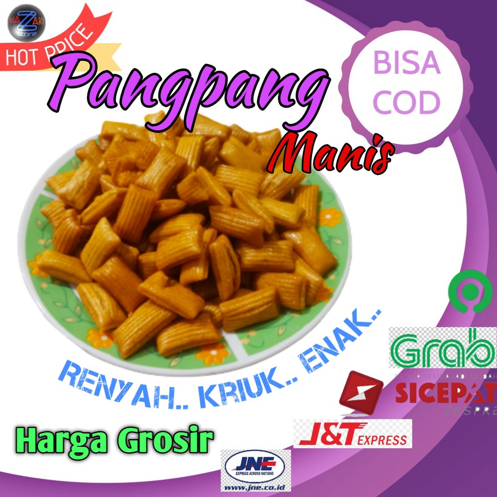 

200 Gram Snack Makanan Ringan Camilan Pangpang Pang Pang Manis Kiloan