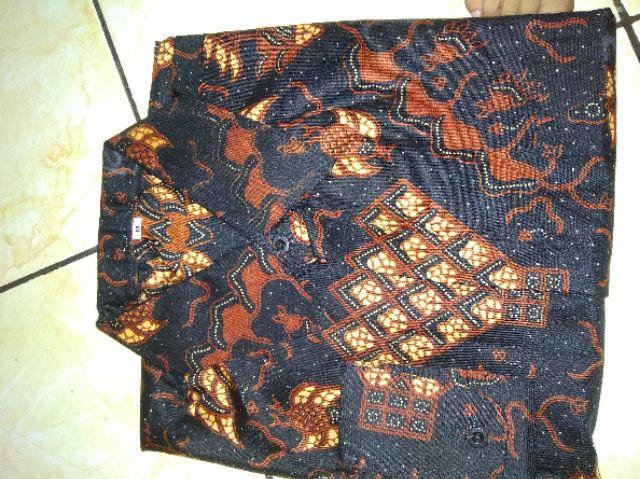 Diskon Bswart Batik Hrb026 Kenongo Hem Pendek Padi Pekalongan M L Xl Batik Pria Murah Modern Grosir