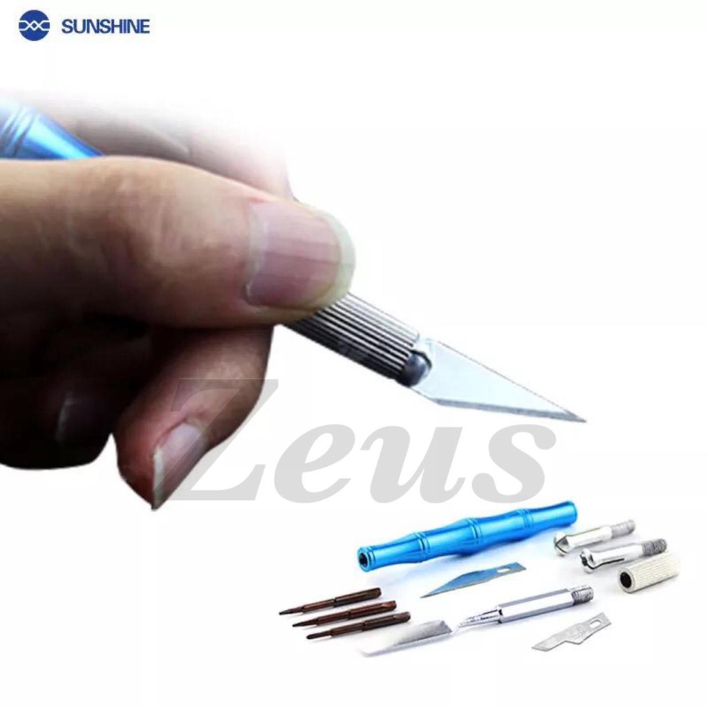 Obeng Set Plus Pisau Ic dan Alat Pembuka Casing For Iphone 6in1 SS5100