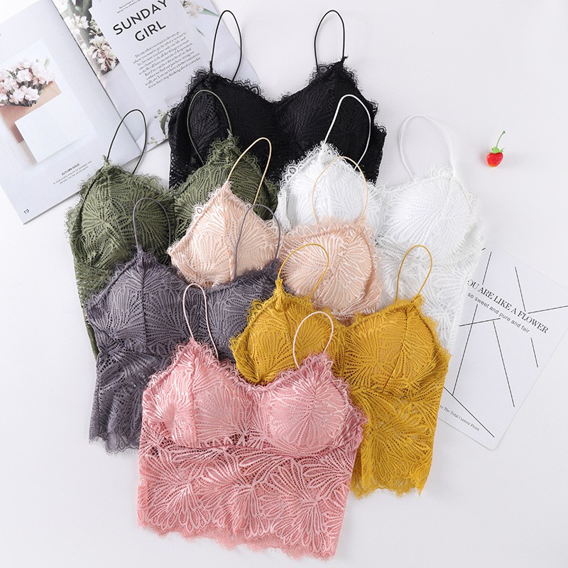 (COD) Bra Wanita Lembut Bra Renda Bralette BH MALL SHOPPING