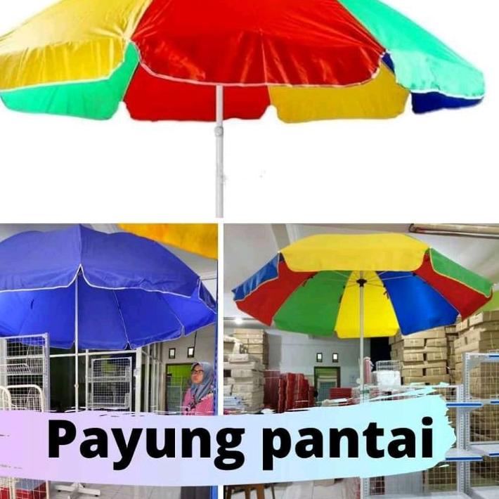 Banyak Peminat 【 () PAYUNG PANTAI /PAYUNG BAZAR/ Payung mancing / payung an++