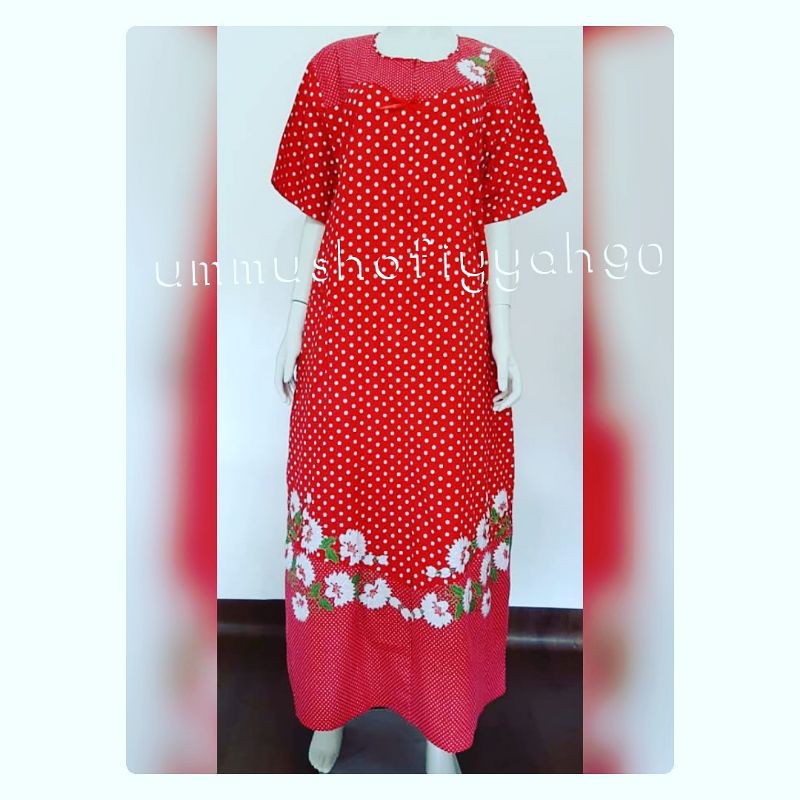 daster bordir malang (XL) / daster katun cantik