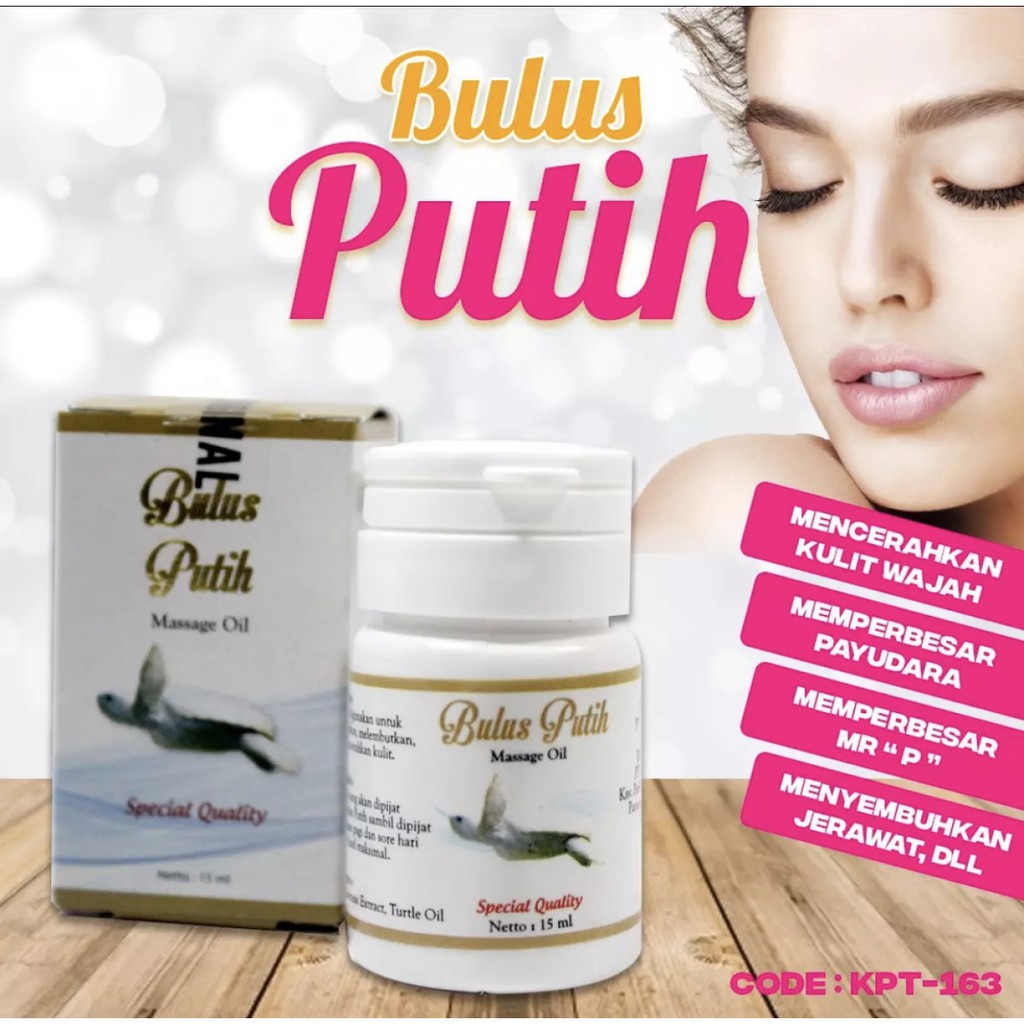 [BPOM] Bulus Putih Massage Oil / Minyak Bulus BPOM Original