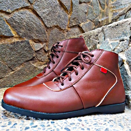 Sepatu Brodo Kulit Asli Pria Original CLASSIK Boots Murah Kerja Cowok Kantor Casual