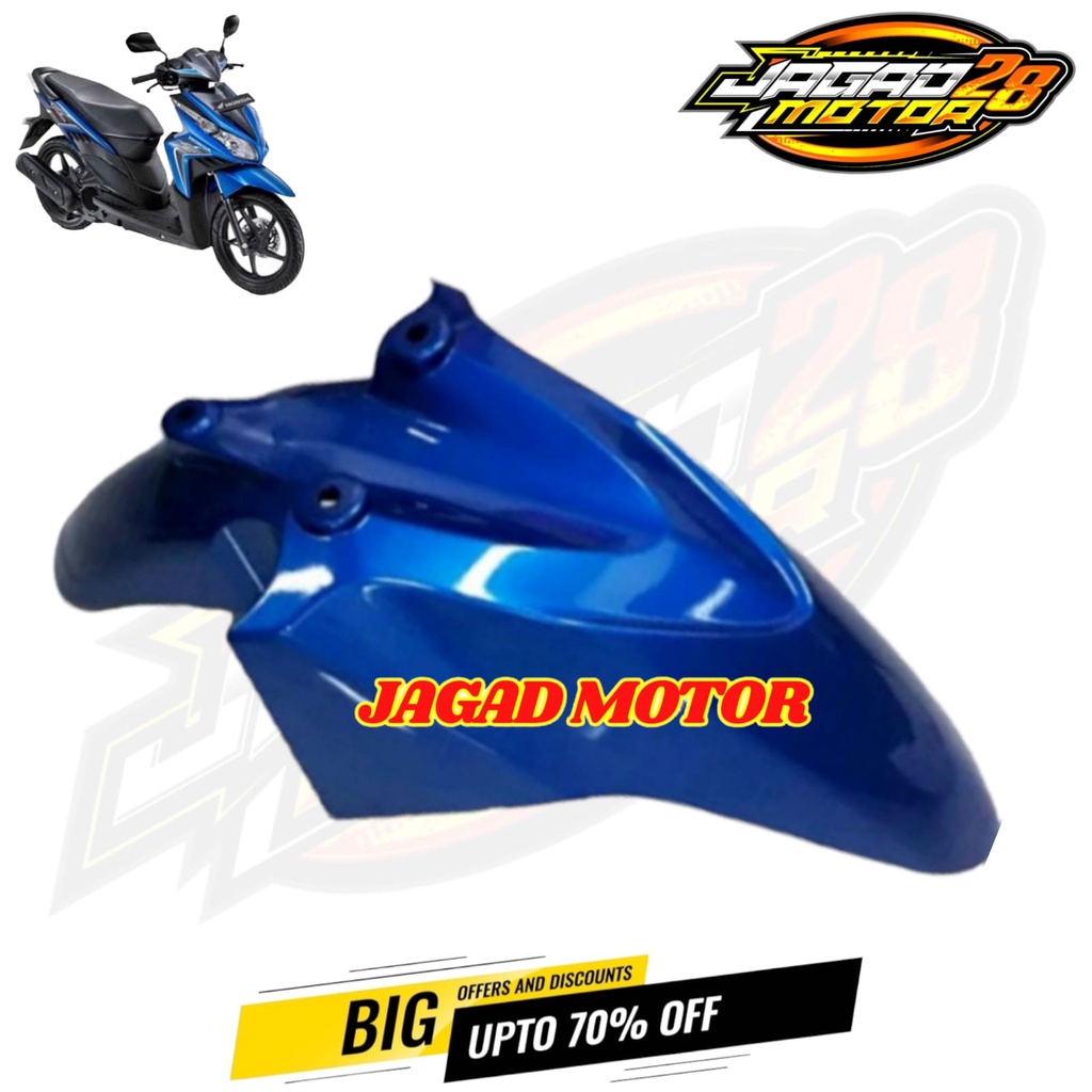 Spakbor Depan Vario Techno 110 Lama Biru/ Sepakbor Depan Honda Vario Techno 110 Karbu Lama Biru / Spakbor Slebor Depan Vario Techno 110 CBS Karbu Biru