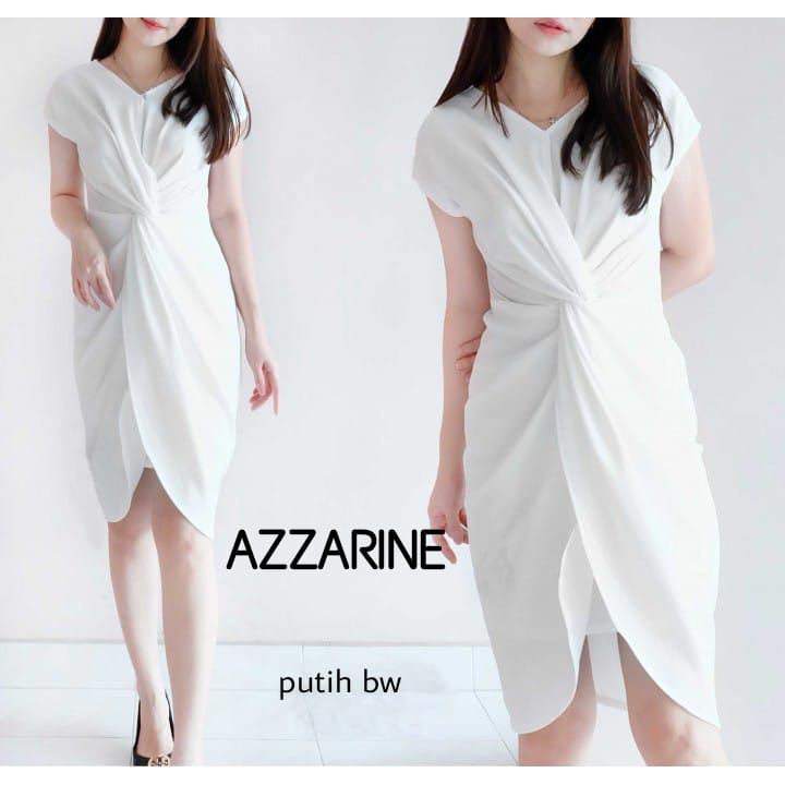 DRESS AZARINE/DRESS WANITA BAHAN SCUBA