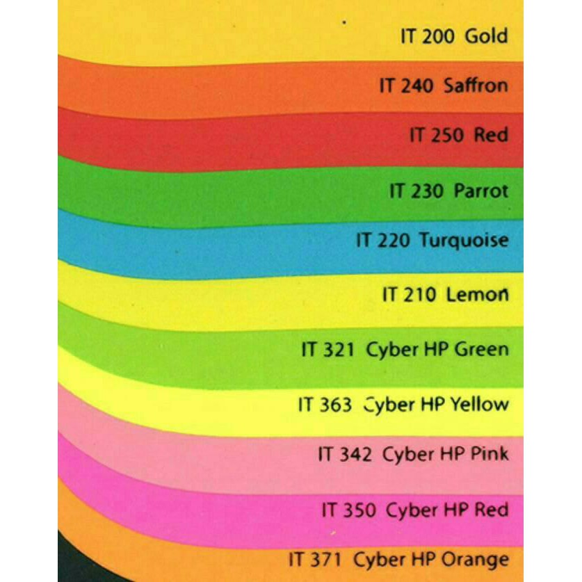 

Kertas / Kertas Warna Spectra (1Pak Isi 100 Lembar)