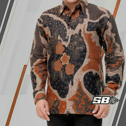 Kemeja Batik Pria Lengan Panjang  Size M L Xl Xxl  Batik Pekalongan