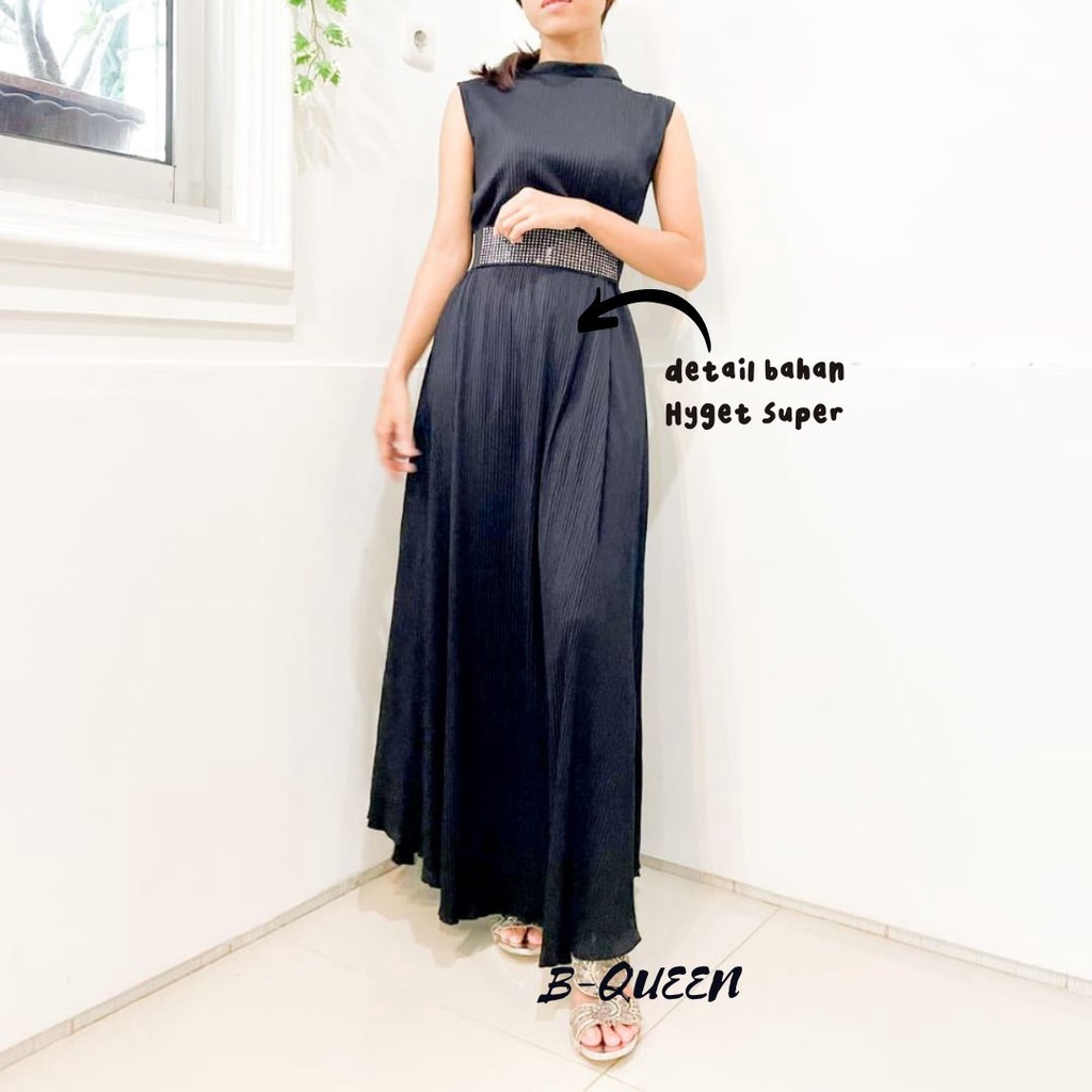 INNER DRESS PLISKET PREMIUM /SLEEVELESS LONG DRESS/INNER PLISKET/ INNER LONG DRESS PLISKET