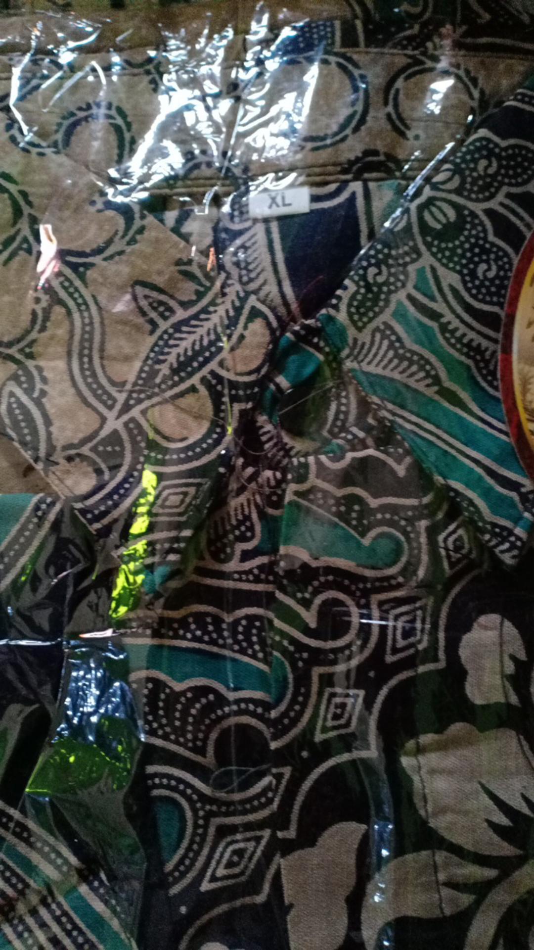 Batik Pria Lengan Panjang Guz Azmi Saku Paspol Hrb026 Motif Keraton Kode 002 Size M L Xl Xxl Reguler