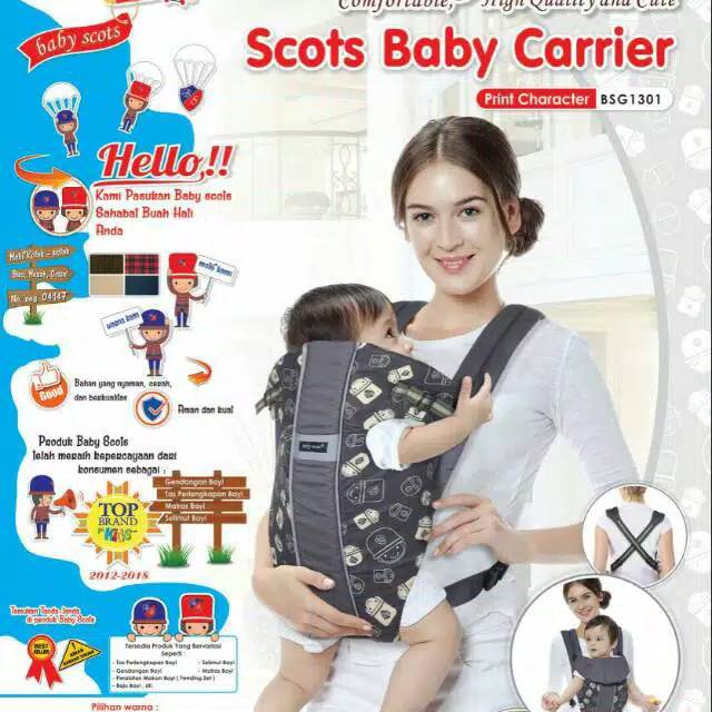 GENDONGAN DEPAN BABY Baby Scots / Hipseat KIDDY / Hipseat baby Leon
