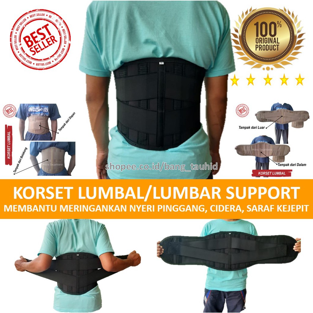 Korset Pinggang Korset Tulang Belakang Terapi Sakit Pinggang Syaraf Kejepit