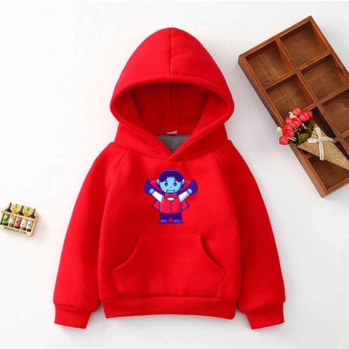 Hoodie Anak Dracula Sweater Anak Fleece Pakaian Anak