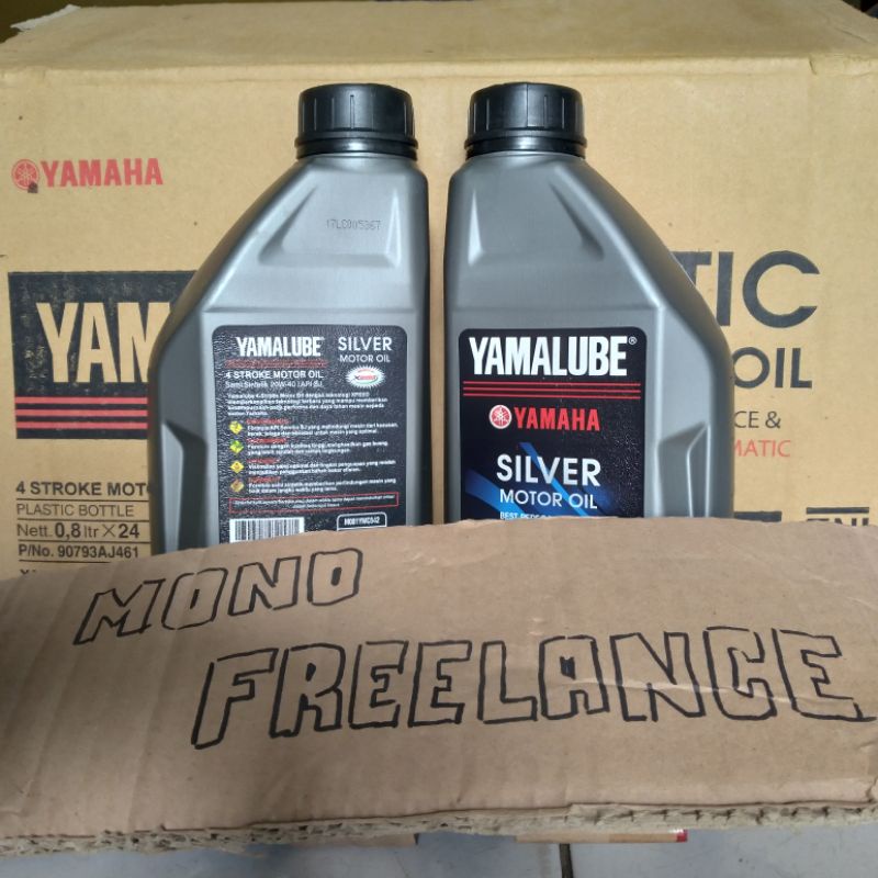 Oli Yamaha Yamalube bebek Silver untuk motor bebek terutama motor bebek Yamaha