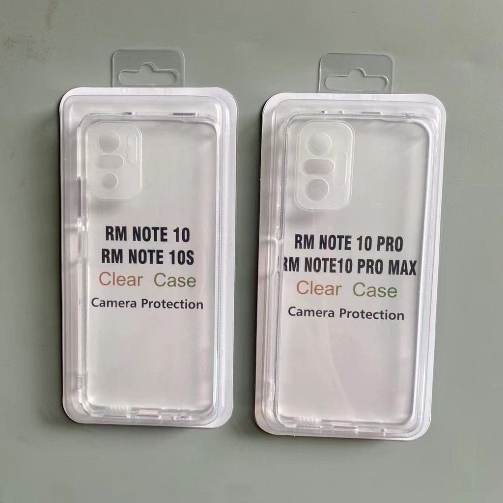 REDMI NOTE 10 NOTE 10S NOTE 10 PRO CASE CLEAR BENING SUPER CLEAR FUZE CLEAR 2.00mm CASING PROTECT CAMERA COVER PELINDUNG KAMERA PACKING IMPORT