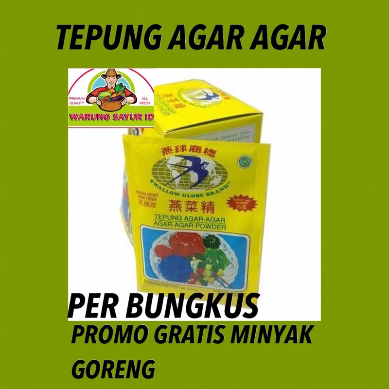 

WARUNG SAYUR ID | TEPUNG AGAR AGAR SWALLOW