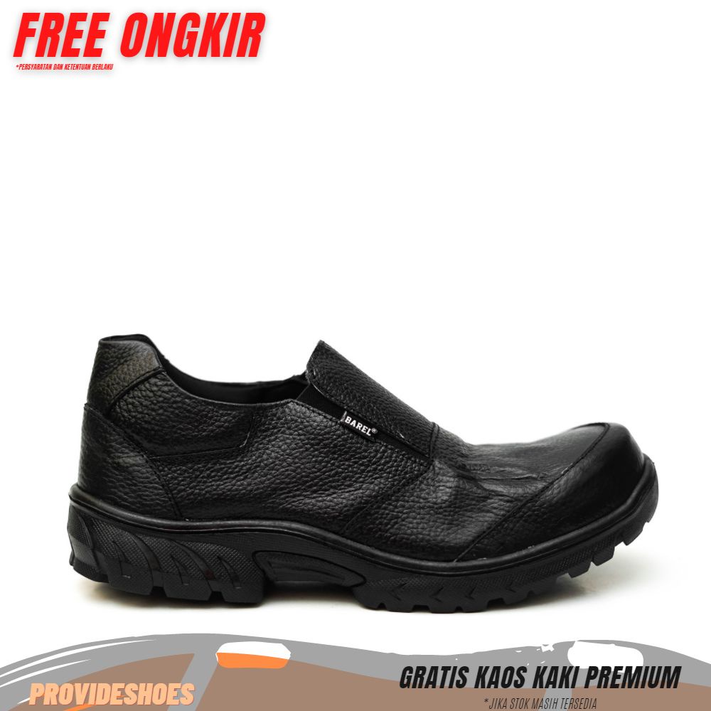 PS stone slop sepatu boot safety sepatu kitchen sepatu proyek sepatu  kulit asli