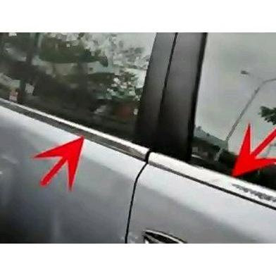 List Lis Kaca Samping Terios Window Liner Mobil Daihatsu Terios
