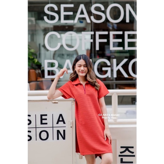 DRESS GIANTS BASIC MODEL KERAH SLETING/DRESS BANGKOK (DRGB318)