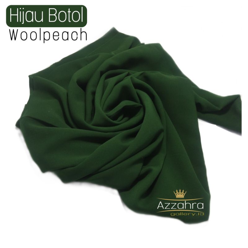 Jilbab/Hijab/Kerudung segi empat HIJAU BOTOL No.17