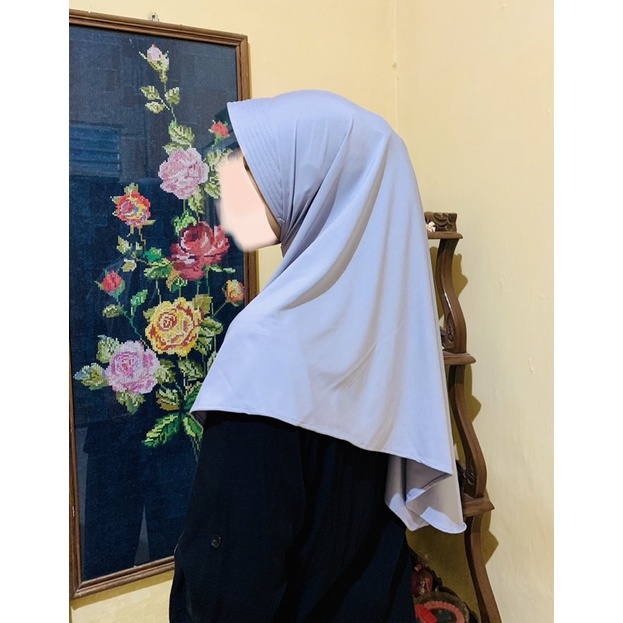 BERGO STANDART POLOS//Simple Pet Instant Hijab