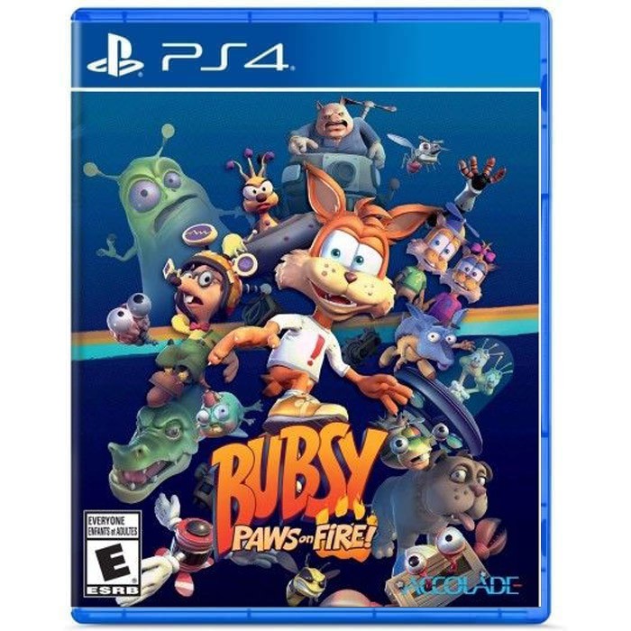 PS4 Game Bubsy  Paws On Fire / English