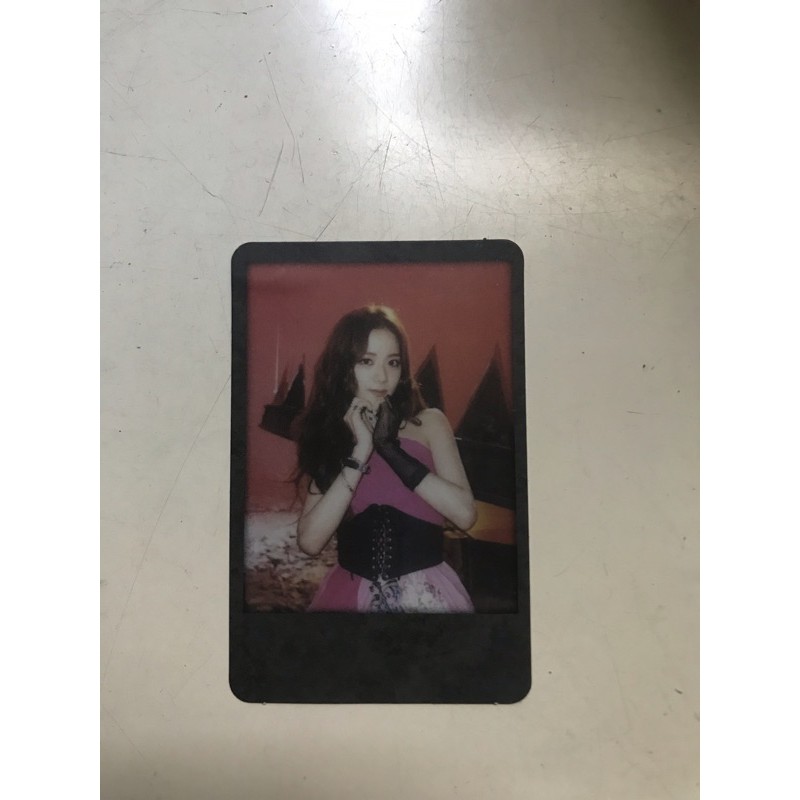 Blackpink Kill This Love Jisoo Polaroid Photocard Black Version