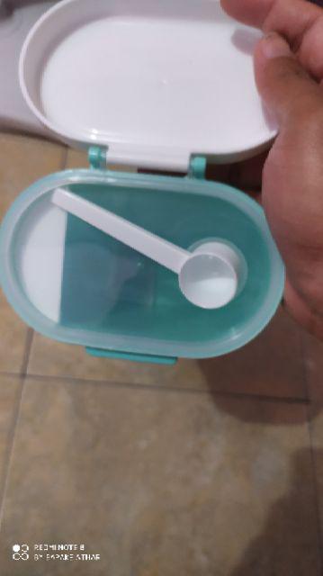 [import] - Shabby Kotak Tempat Penyimpanan Susu Bubuk Makanan Super Praktis Bahan Plastik Bpa Free