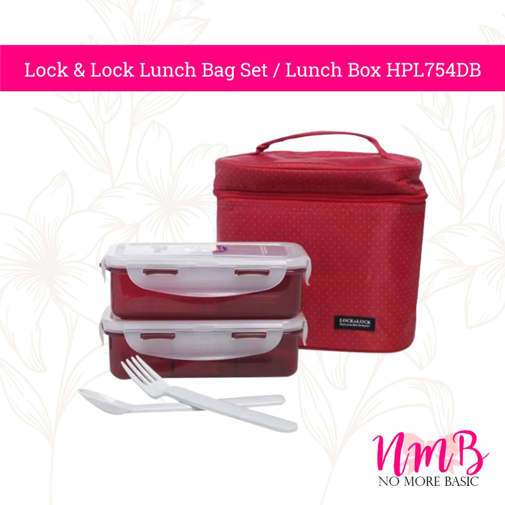 Lock Lock Lunch Bag Set Lunch Box HPL754DB