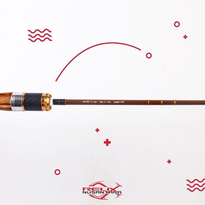 alat pancing mantul habis Joran Relix Nusantara Kancra Bodas 502 SP - Spinning Gratis Pipa Pvc