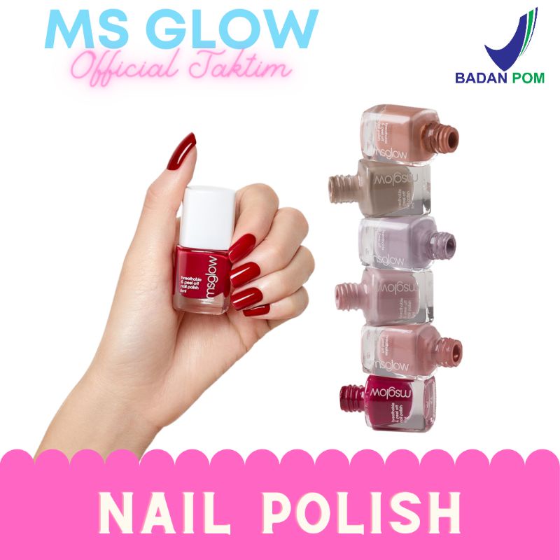 MS GLOW NAIL POLISH / KUTEK MS GLOW / KUTEK HALAL MS GLOW / KUTEK PEEL OFF MS GLOW