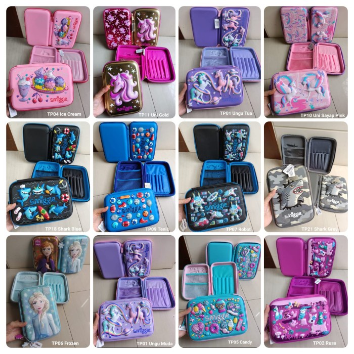 

Murah Smiggle 3D Kotak Tempat Pensil Anak Pencil Case Art Organizer Dessert Sale!!!